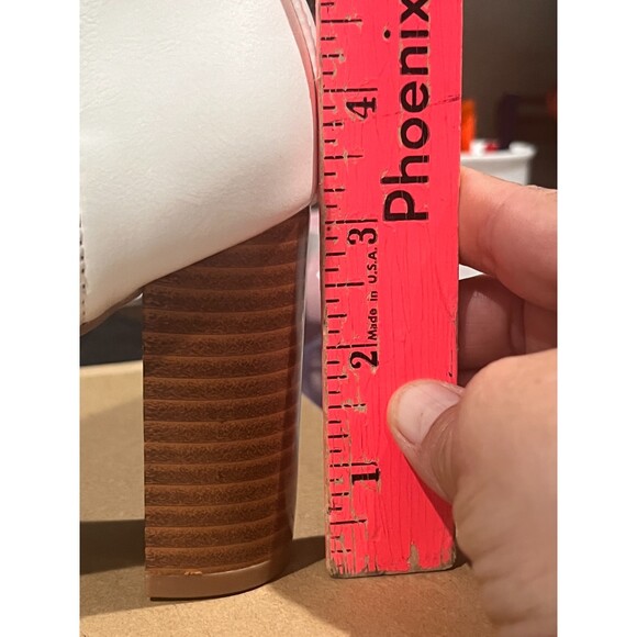 Laicigo Chunky Heel Ankle Block Slip On Short Chelsea Booties, 6 1/2 - Picture 7 of 9